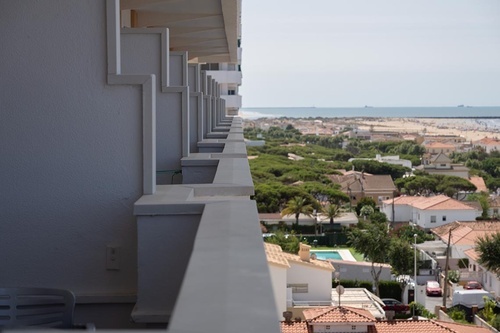 Hotel Pato Amarillo | 4-star hotel in Punta Umbría, Huelva. Balcony view of beach, sea & town.