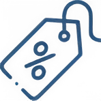 Pato: Corporativa. Etiqueta de descuento con porcentaje para ofertas de hotel.