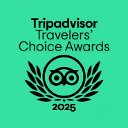 el logotipo de los premios de la elección de los viajeros de tripadvisor .