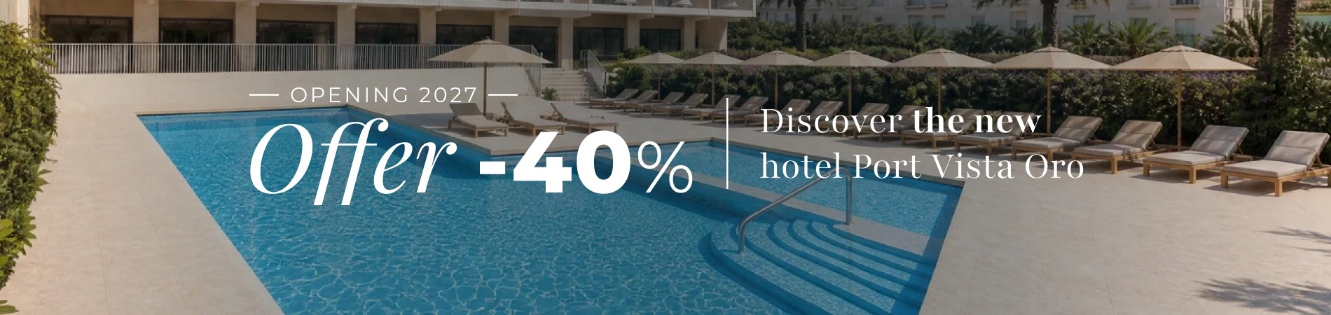 Discover the new hotel Port Vista Oro. Offer -40% opening 2027 Hotel Port Vista Oro | Benidorm | Port Hotels | Official Web