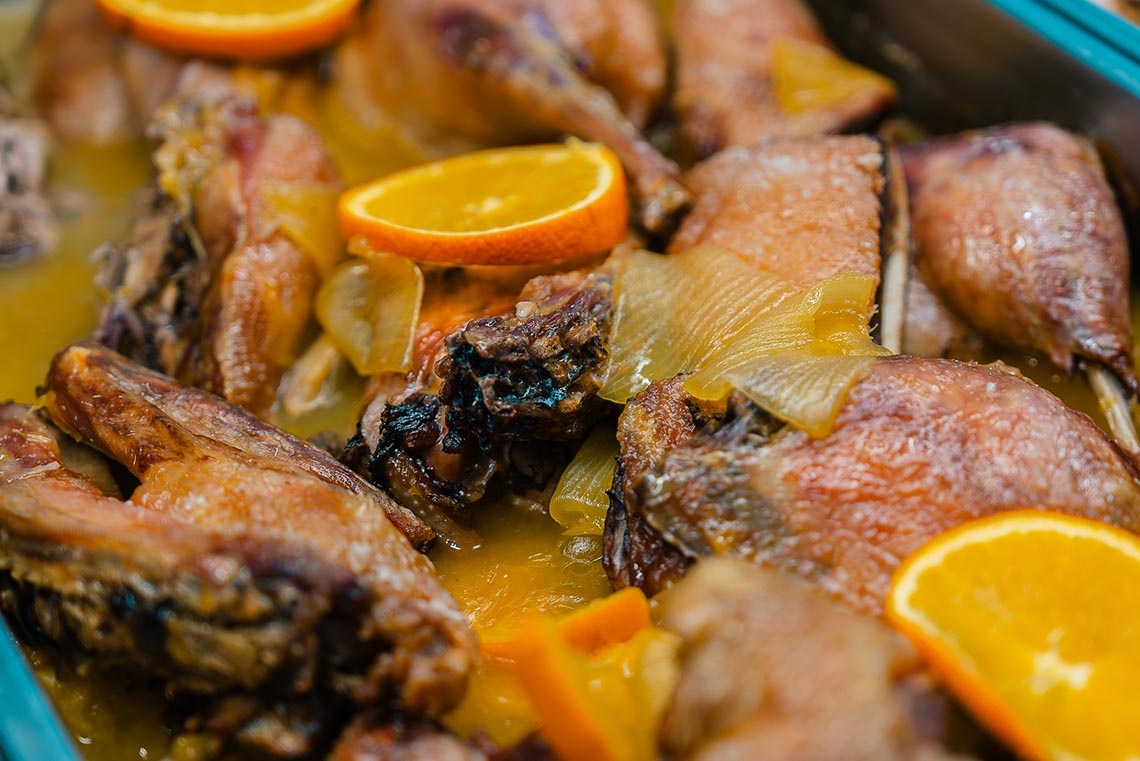 Porto Hotels: Assado de pato com laranja.