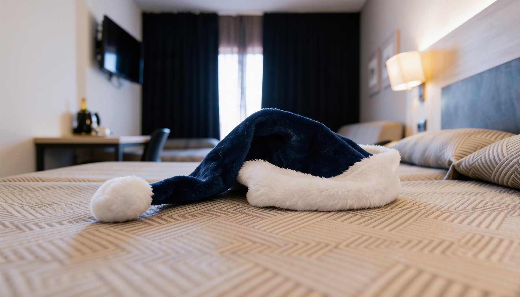 Port Hotels: Corporativa, mesa elegante con copas y platos, lista para eventos.