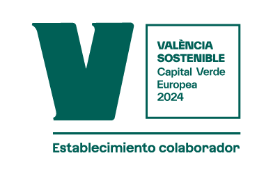 a logo for valencia sustainable capital verde europea 2024