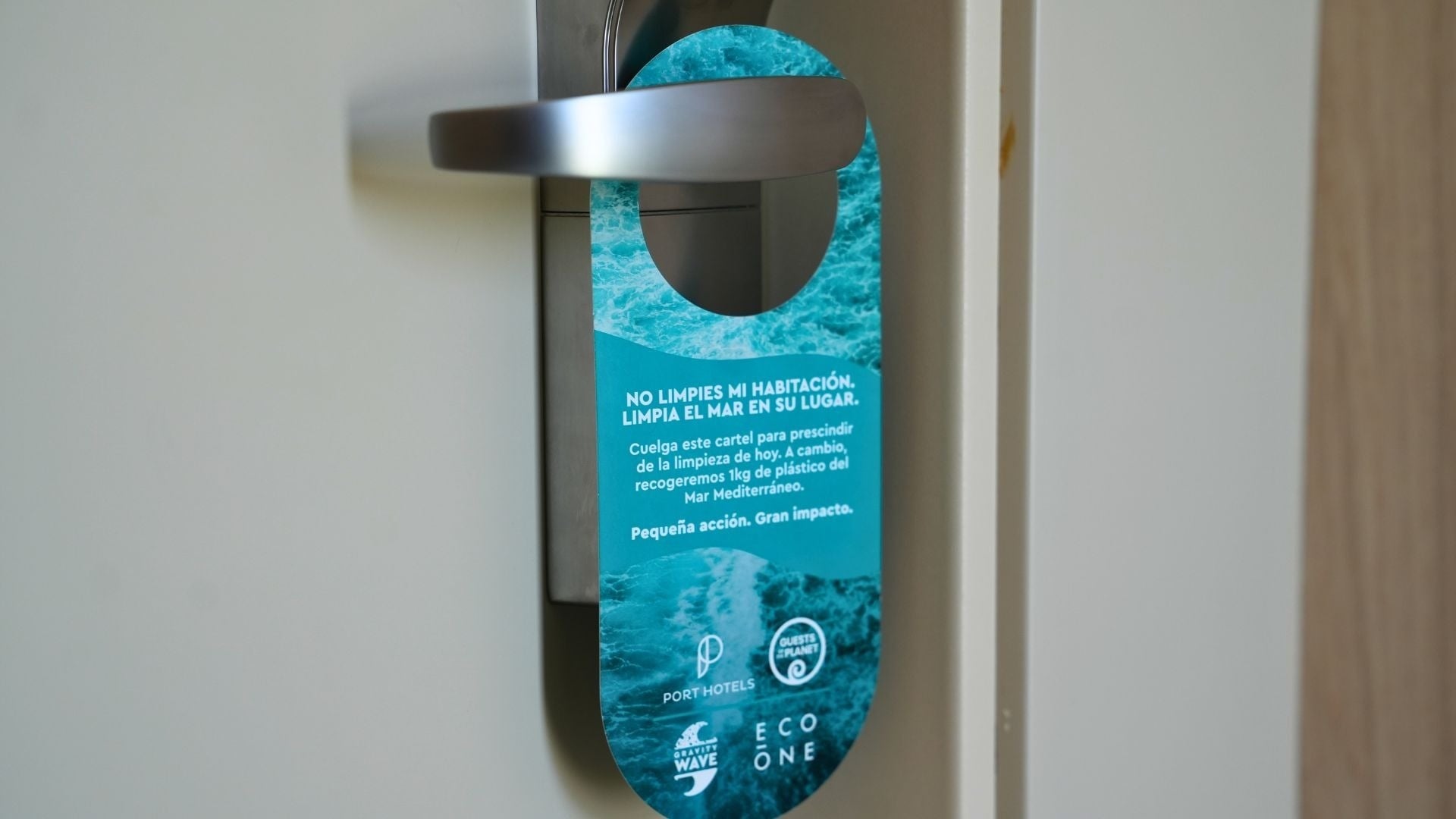 Un cartel ecológico de 