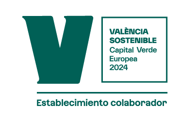 un logotipo verde que dice valencia sostenible capital verde europa 2024