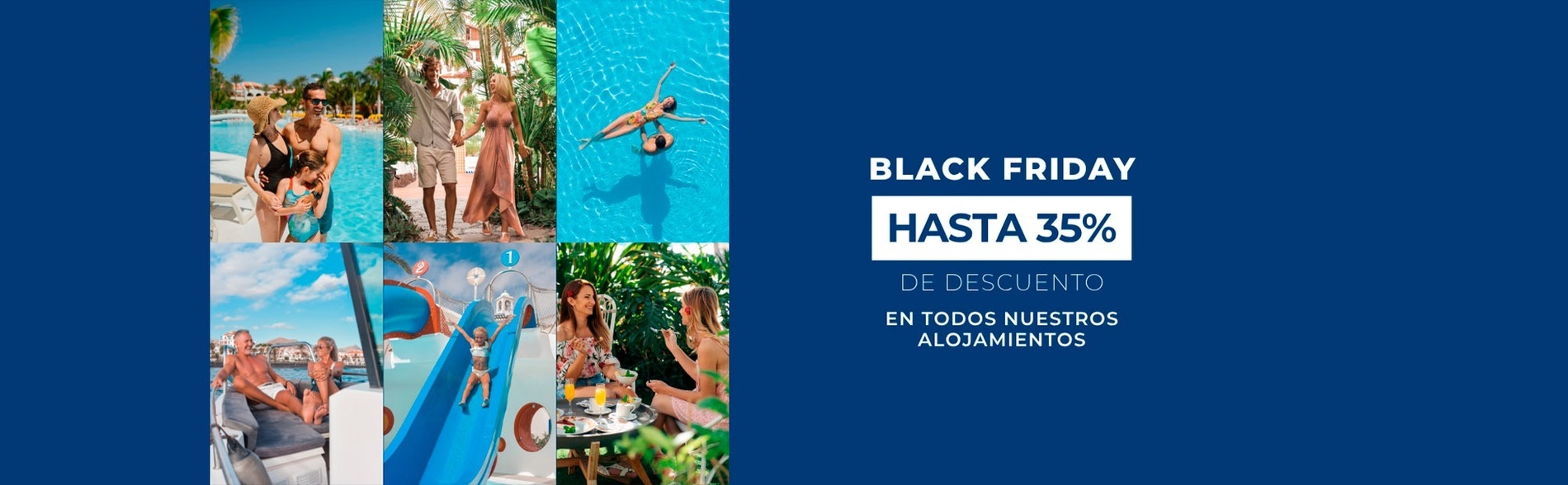 un cartel que dice black friday en parque santiago