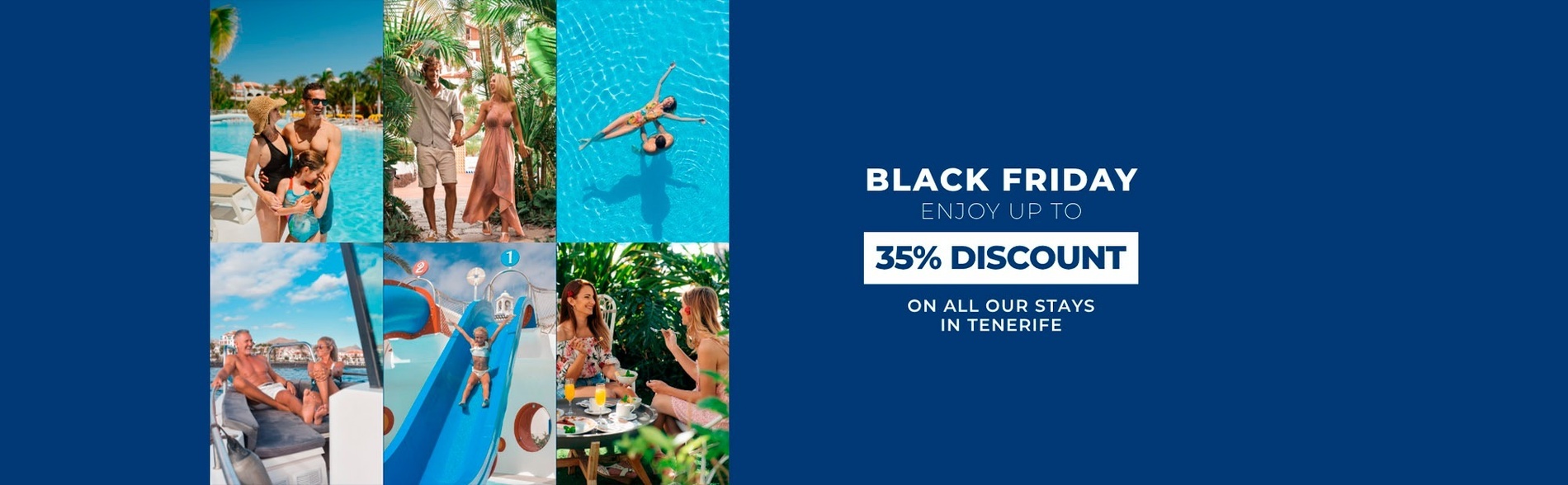 an advertisement for black friday in parque santiago