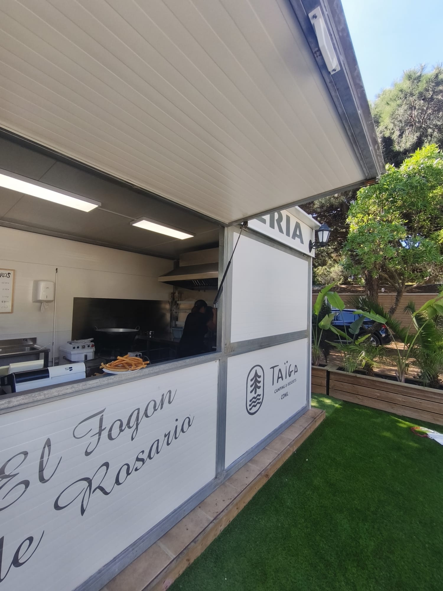 Mangez à Taiga: Corporativa, churros frais à El Fogón Rosario.