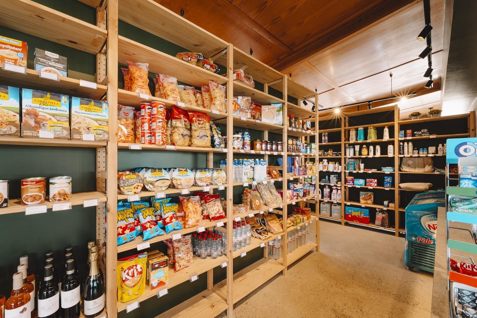 supermarkt met diverse producten