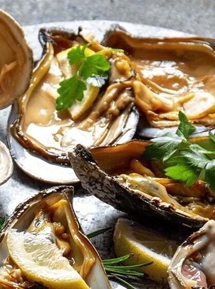 a close up of a light blue background .