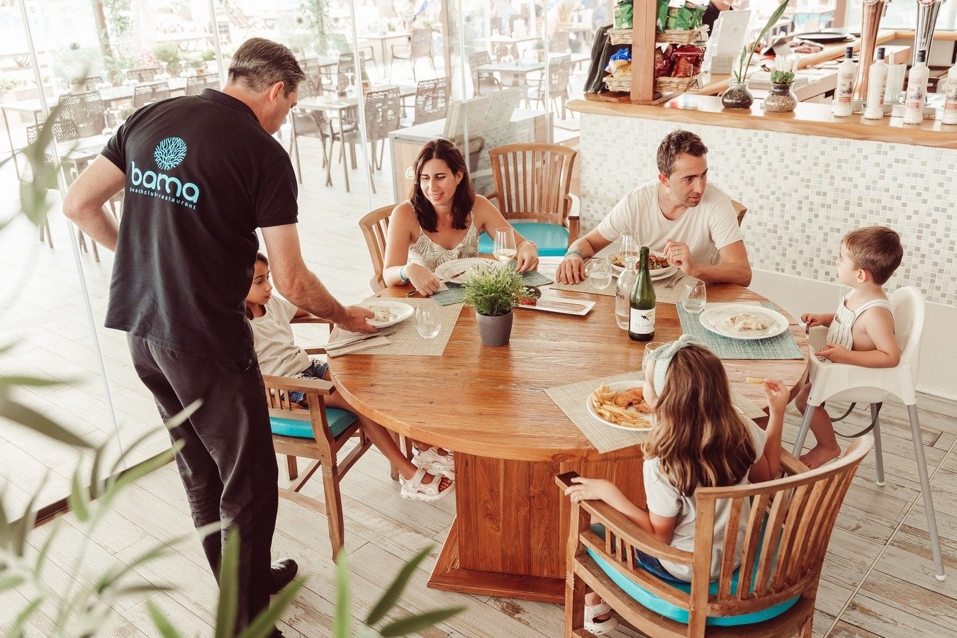 a playground with a bar that says ' a ' on it