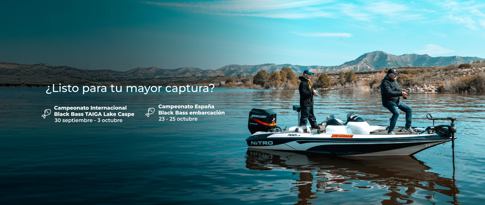 Campeonato de pesca en TAIGA Lake Caspe | TAIGA | Campings & Resorts en España y otras competiciones de Black Bass.