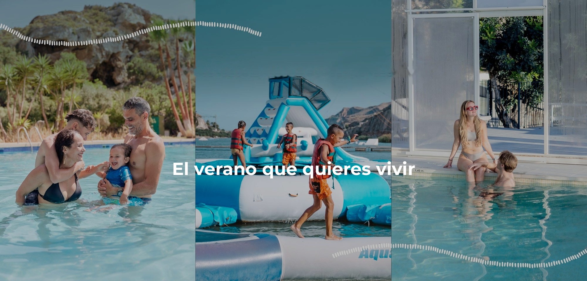 Disfruta el verano en TAIGA Lake Caspe: resorts y campings en España con piscinas y actividades acuáticas.