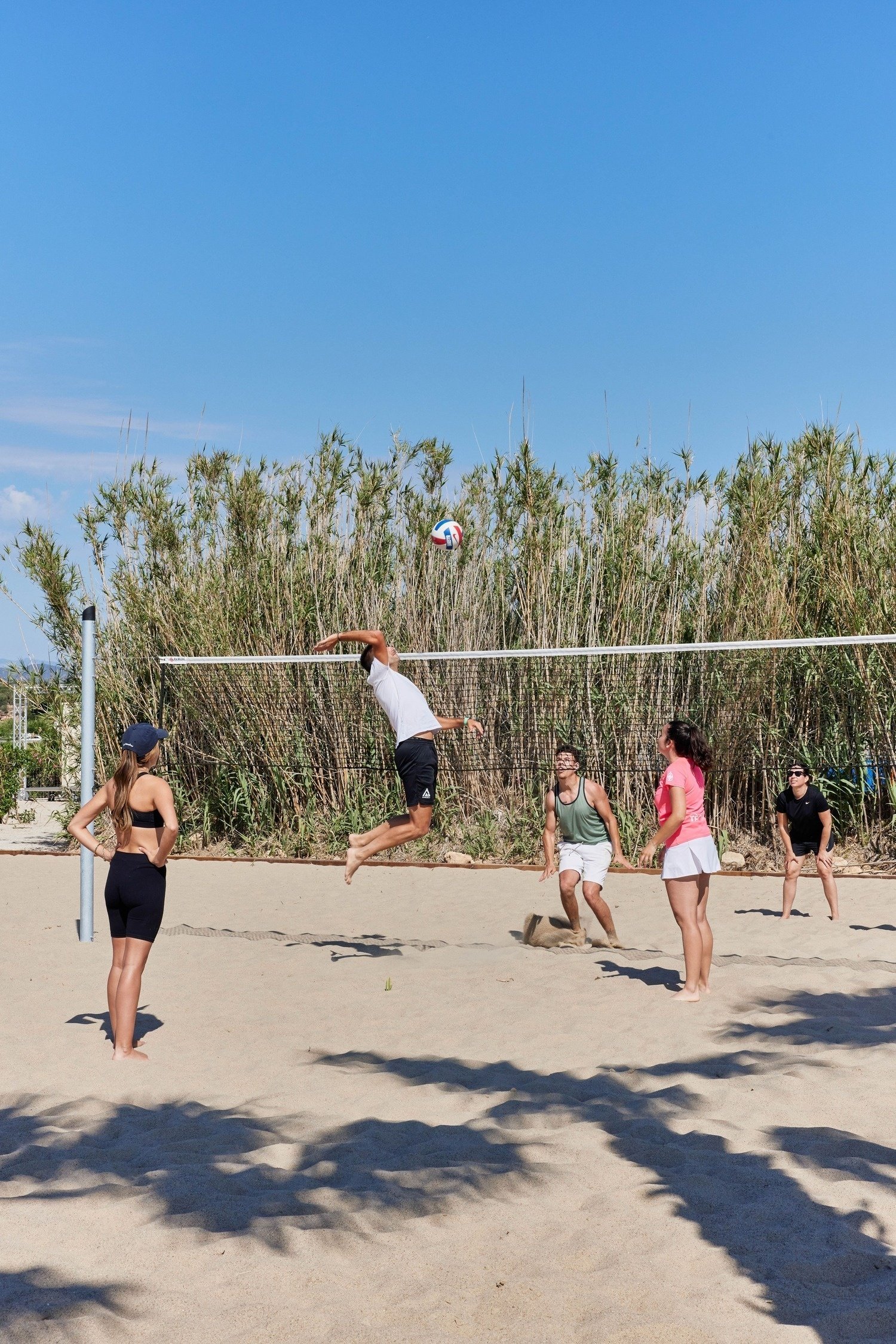 a playground with a bar that says ' a ' on it