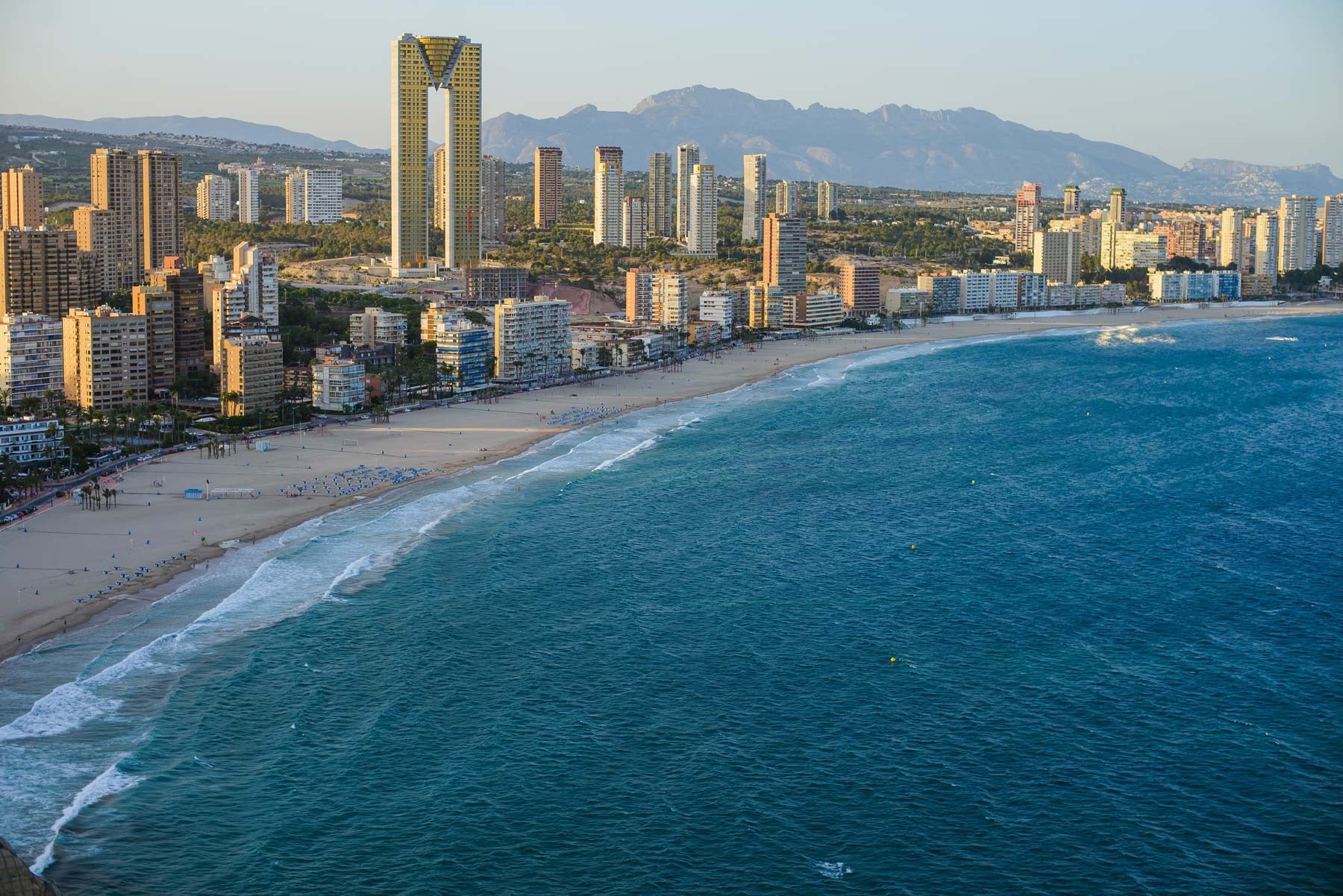 Vista panorámica de Benidorm