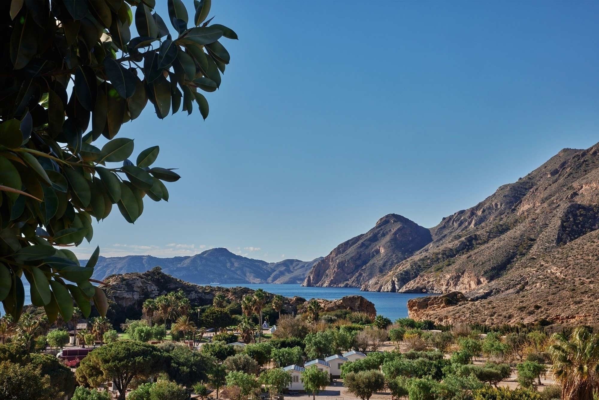 une vue d' une montagne avec un lac en arrière-plan