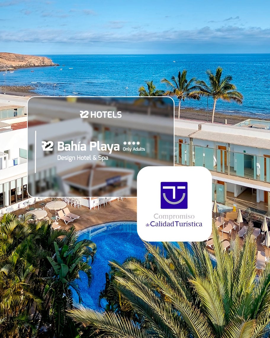R2 Hoteles: Corporativa Bahía Playa : hôtel design 4 étoiles réservé aux adultes en bord de mer.