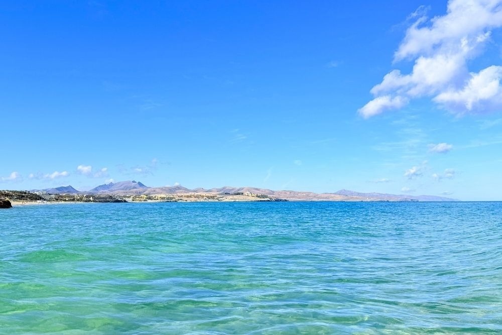 a woman taking a picture of a building with a camera