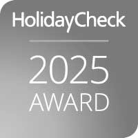 un logotipo para el premio de verificación de vacaciones de 2025 .