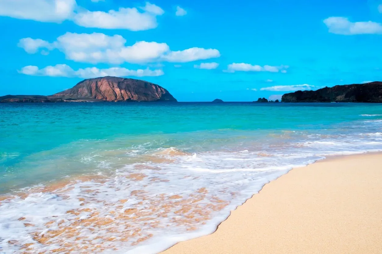 Paradise island in La Graciosa