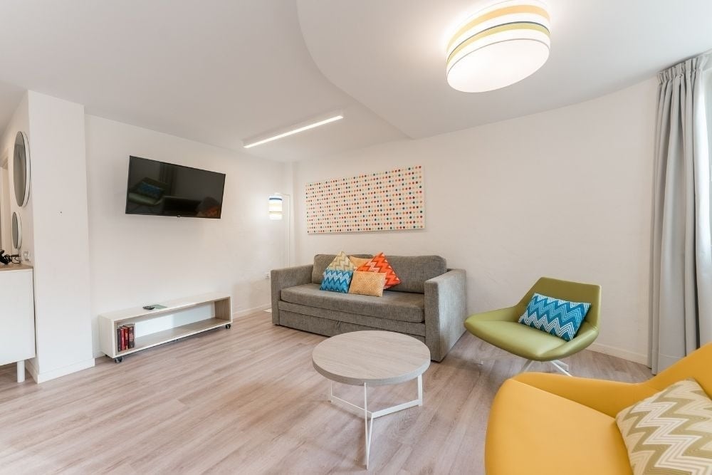 Modern living room at R2 Maryvent Beach Apartment | R2 Hotels