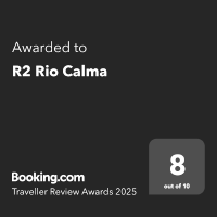 une étiquette noire qui dit " primé à r2 rio calma "