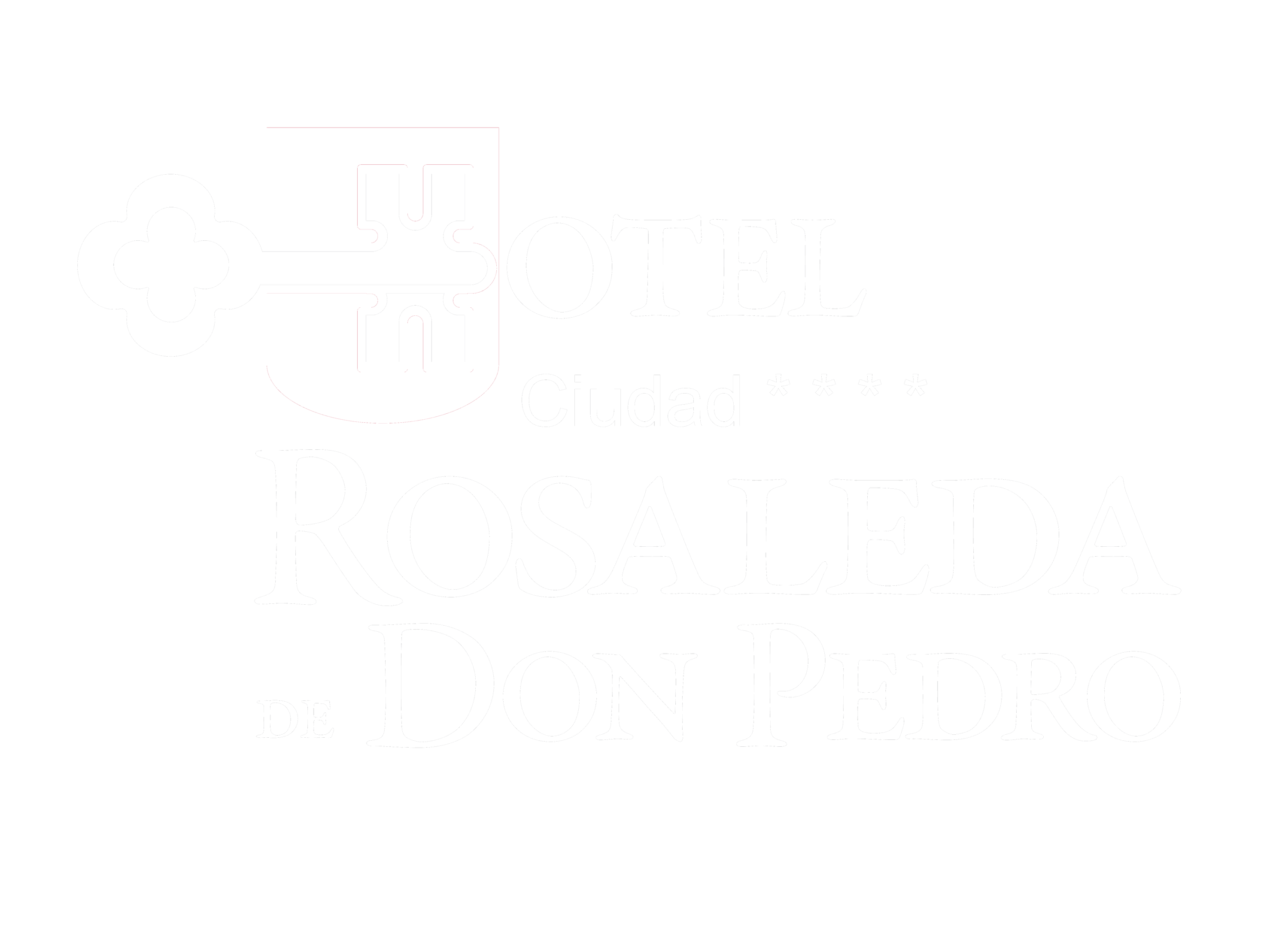 un logotipo para el hotel rosaleda de don pedro