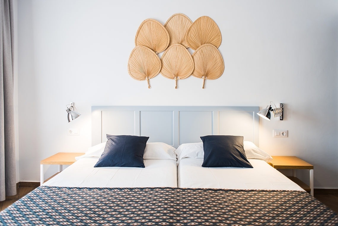 a living room with a couch and a television