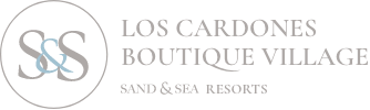 a logo for sand and sea resorts is shown