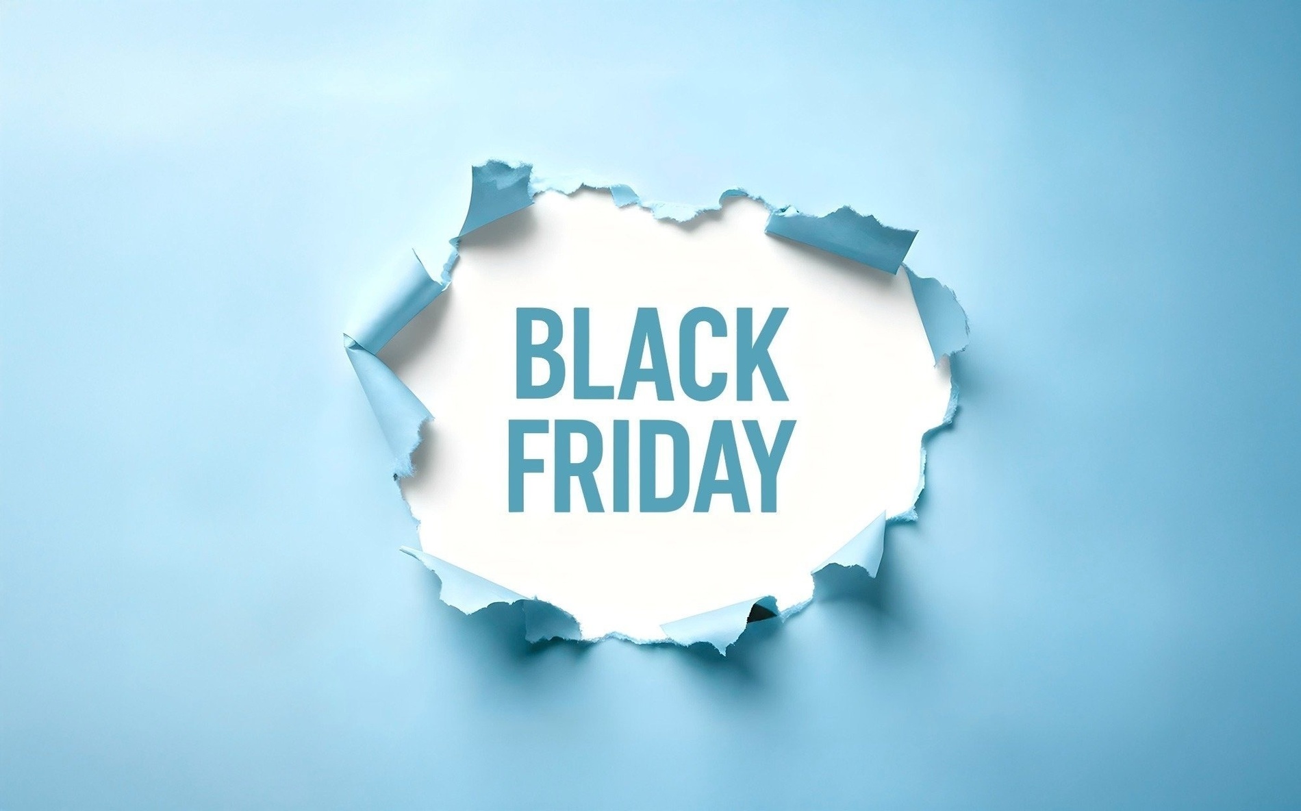 a neon sign that says black friday on a black background