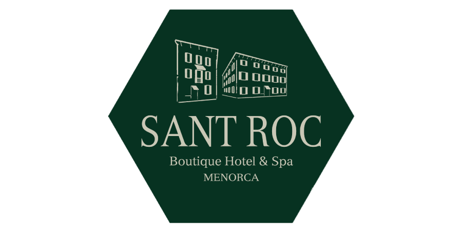 ein grünes Logo für sant roc boutique hotel & spa menorca