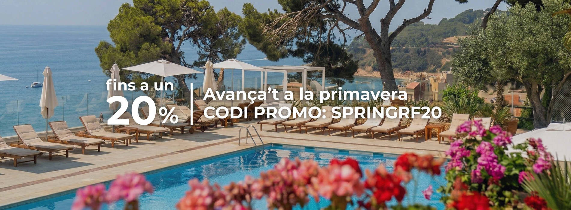 una vista aèria d' una piscina rodeada d' arbres i terrassas