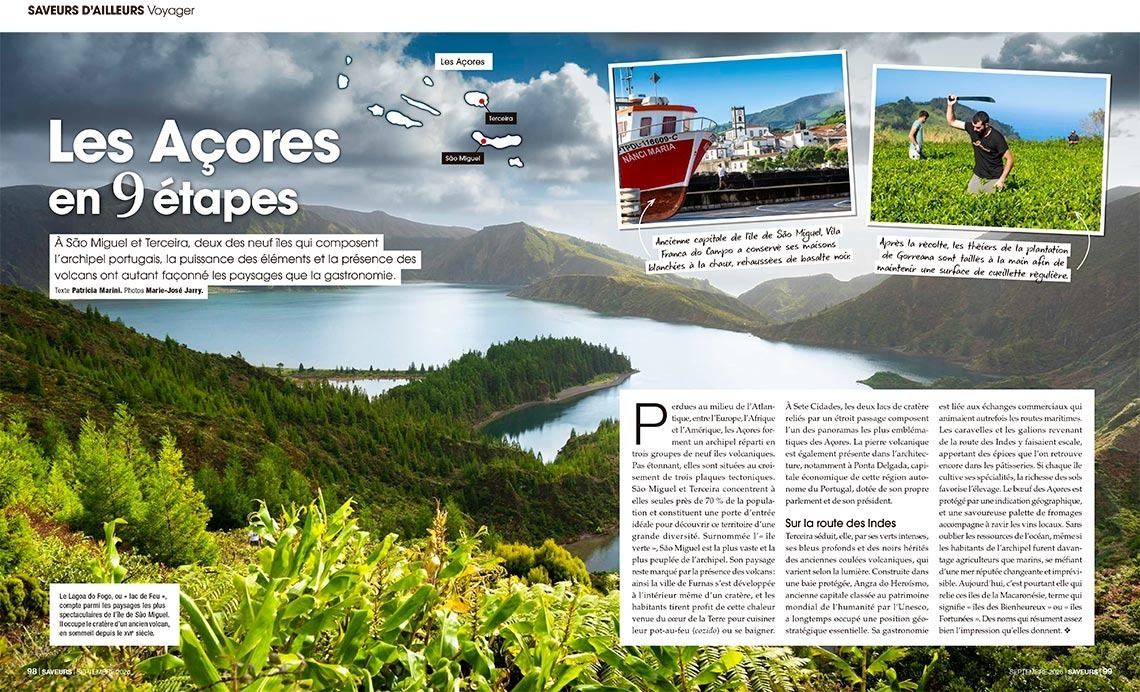 Les Açores: stunning volcanicSenhora da Rosa landscapes and charming villages.