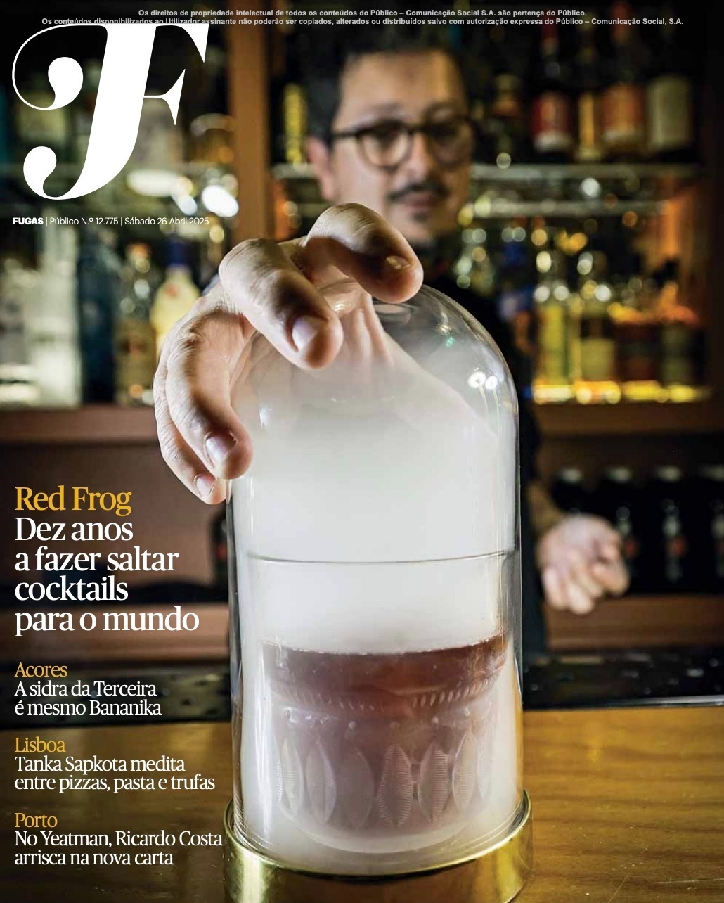 the cover of a magazine titled red frog
