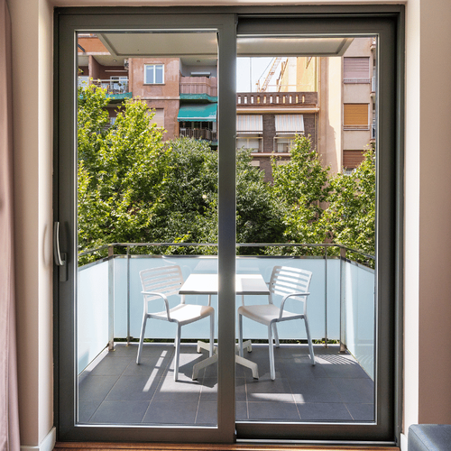 Balcony overlooking C/Rosselló - 1-bedroom apartment