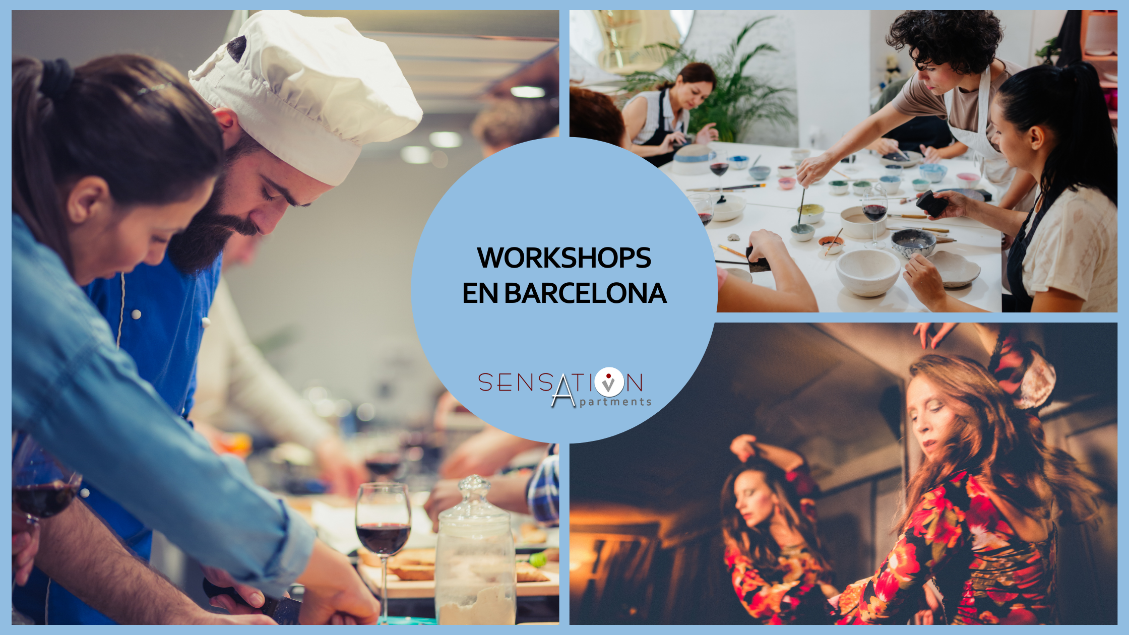 
              Workshops en Barcelona - Exprese su creatividad