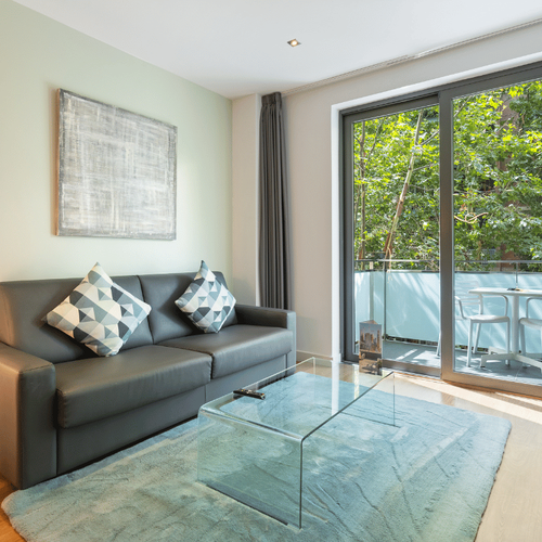 Living room 2-bedroom apartment