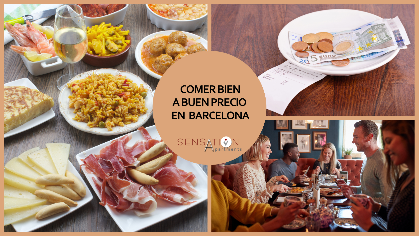 Comer bien a buen precio en Barcelona