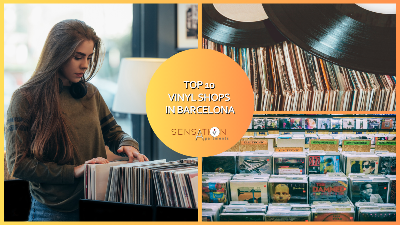 une femme regarde des disques vinyles dans un magasin de disques vinyles