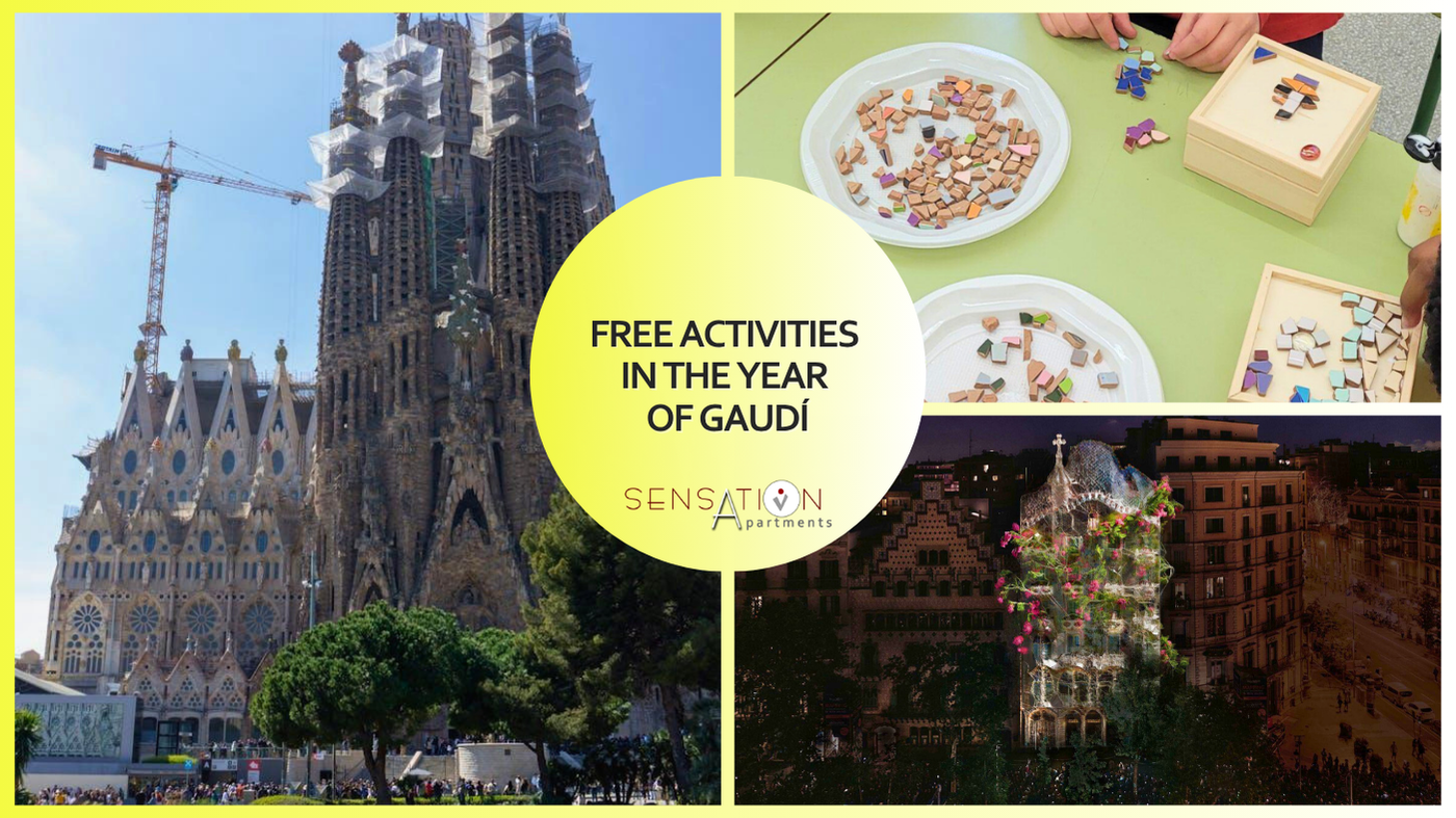 Attività gratuite a Barcellona, anno di Gaudí. Scopri cosa fare gratis a Barcellona.