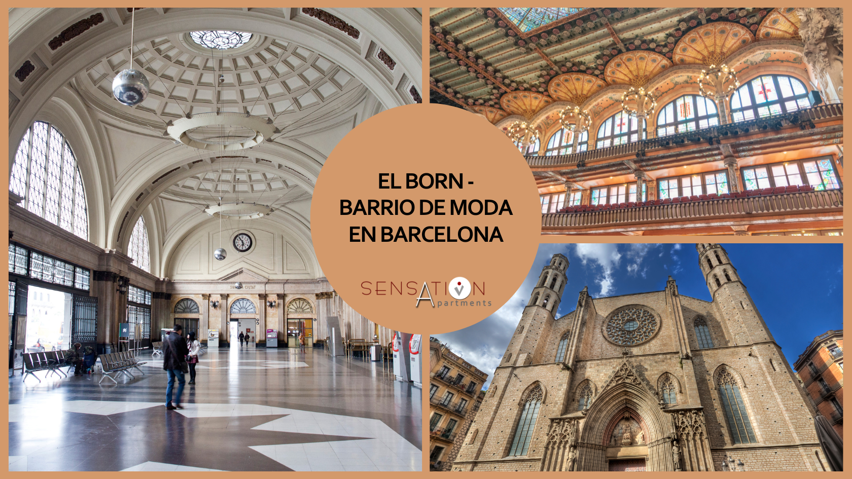 an advertisement for el born barrio de moda en barcelona