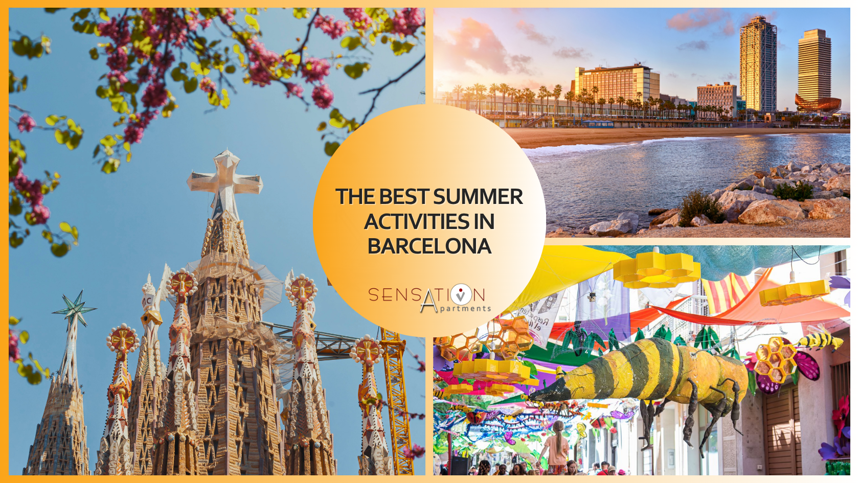 Activités estivales à Barcelone : Sensation Appartements et vues magnifiques.