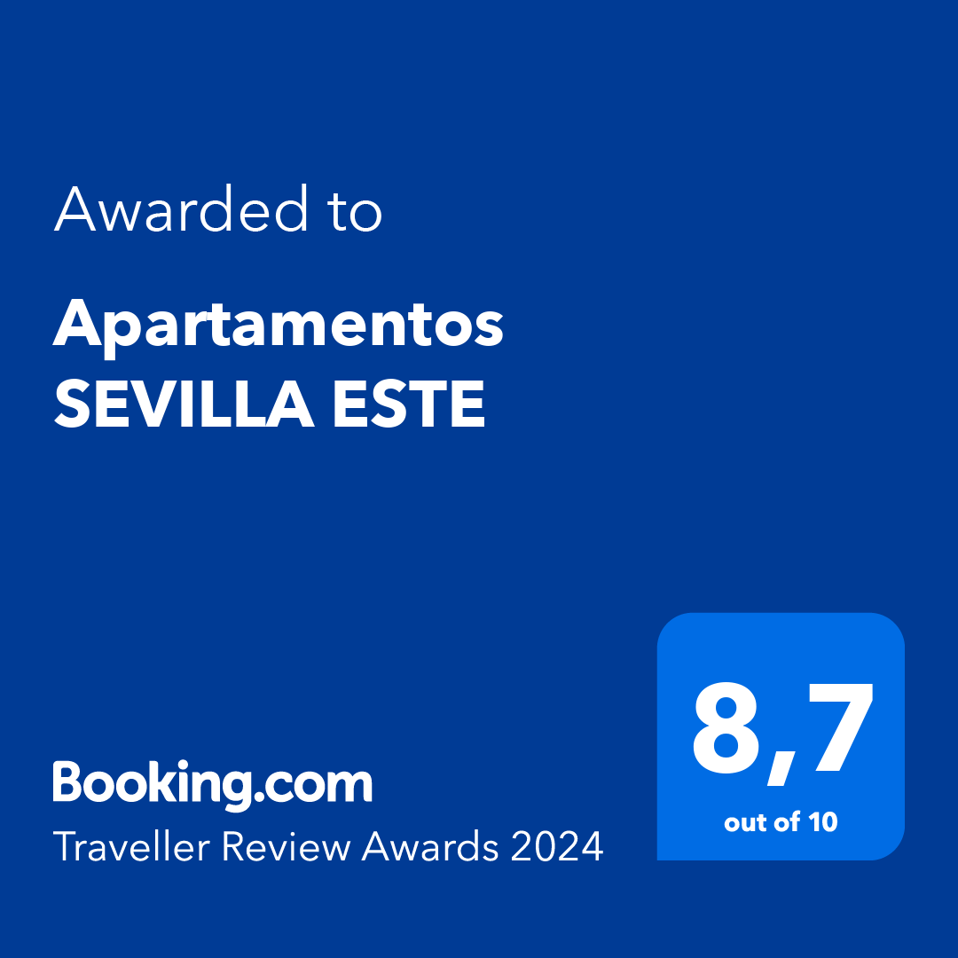 a booking.com traveler review award for apartamentos sevilla este