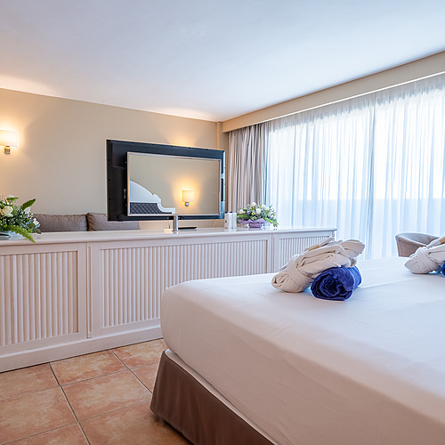 Doppelzimmer mit Meerblick, ideal für Smy: Corporativa Geschäftsreisende.