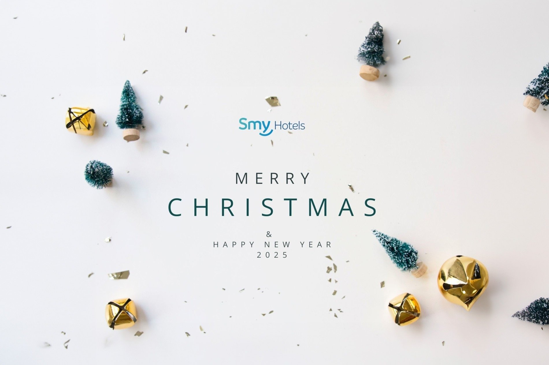 a christmas greeting card from smy hotels