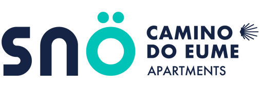 un logotipo azul y verde para sno candanchu hotel