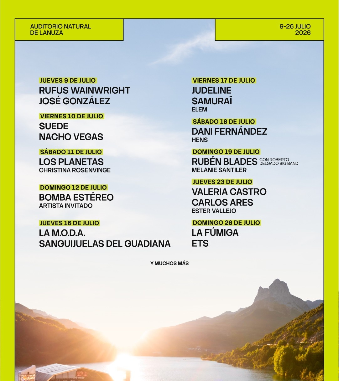 un escenario con la palabra pirineos sur en la parte superior