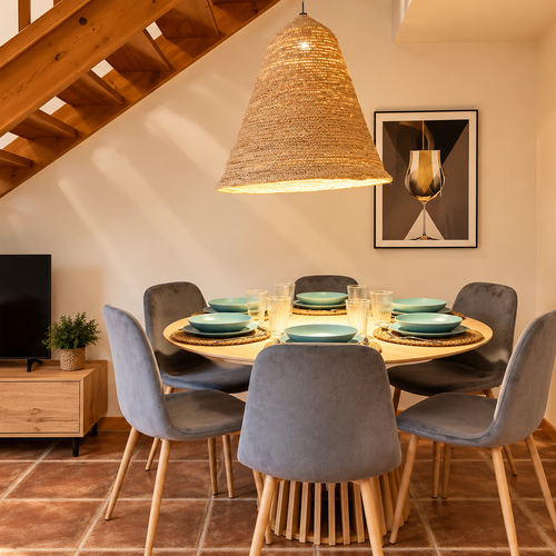 Appartement moderne avec cuisine, salle à manger et salon. SNO: Apartamentos Escarrilla.