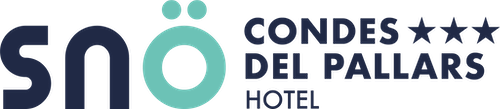 un logotipo para el condes del pallars hotel