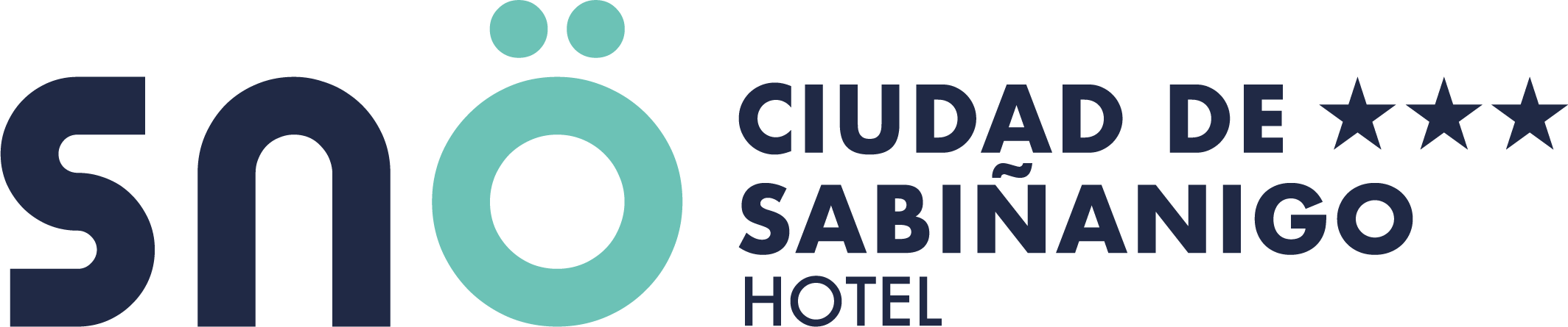 un logotipo azul y verde para sno candanchu hotel